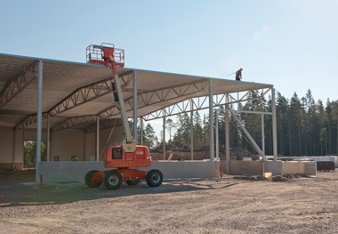 Bygget fortsätter vecka 25