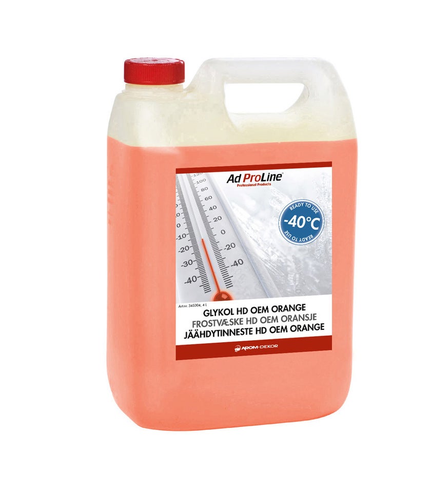 Glykol HD OEM Orange -40°C