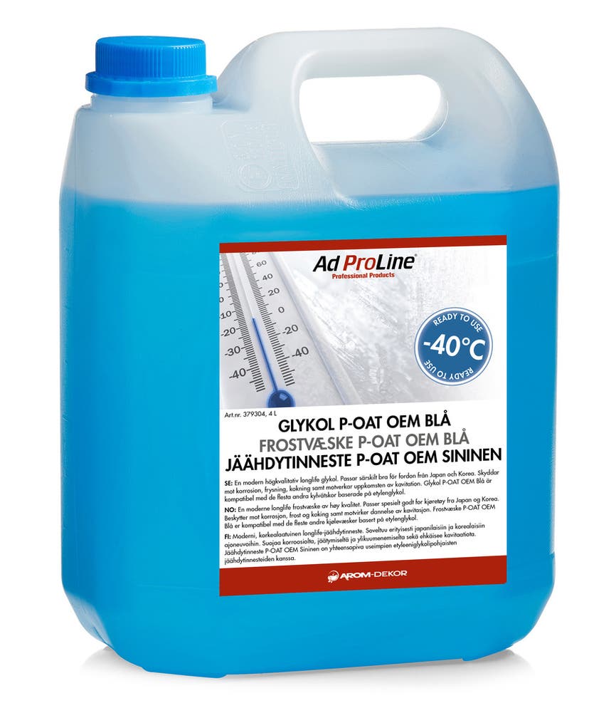 Glykol P-OAT Blå -40°C