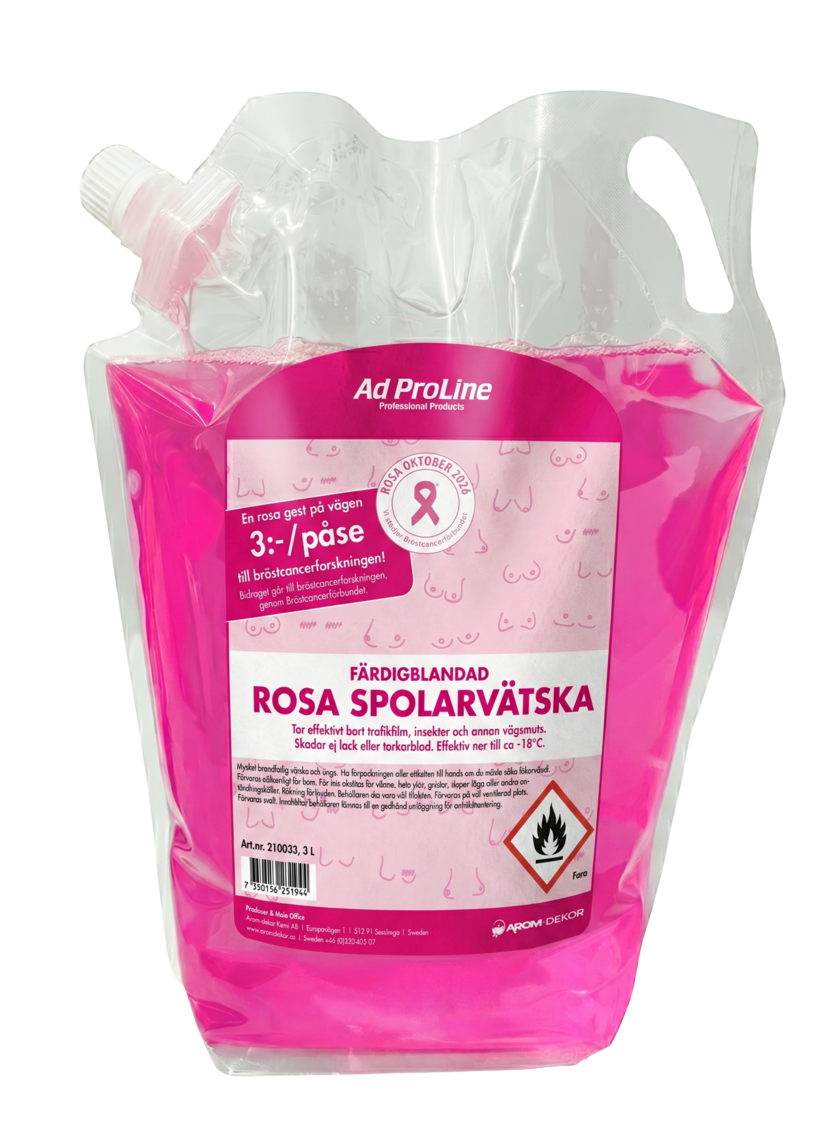 Rosa spolarvätska färdigblandad -18°C