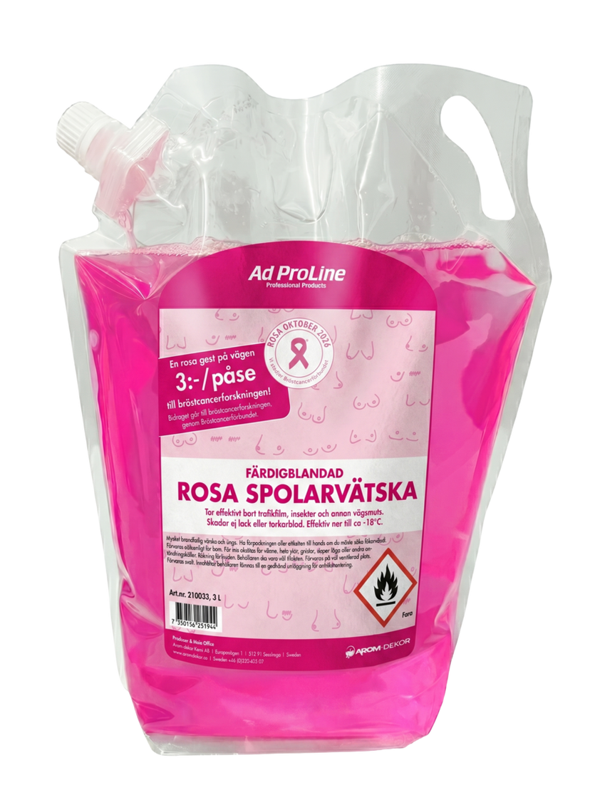 Rosa spolarvätska färdigblandad -18°C