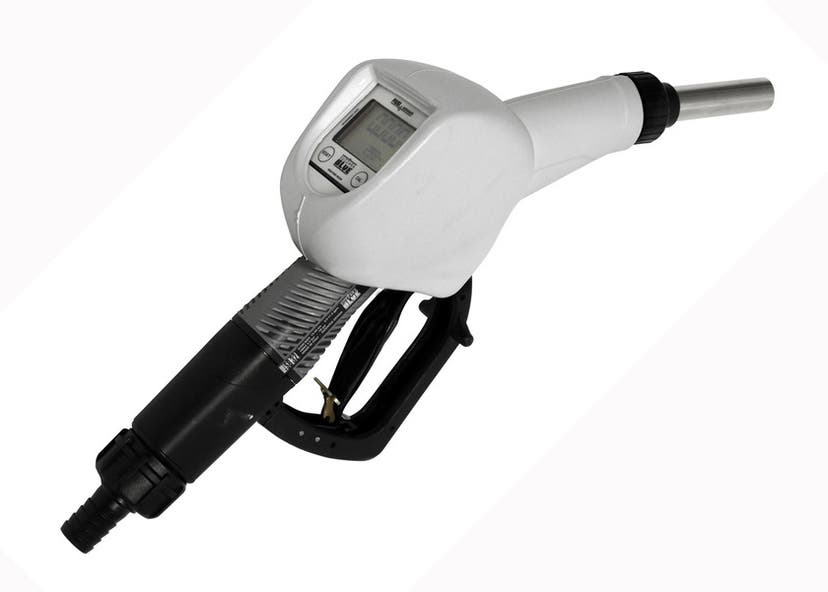 Pistolhandtag, automatiskt med flödesmätare